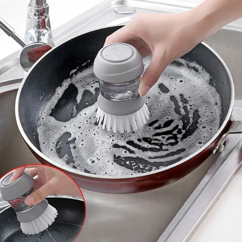 Liquid Soap Dishwashing Pot Brush